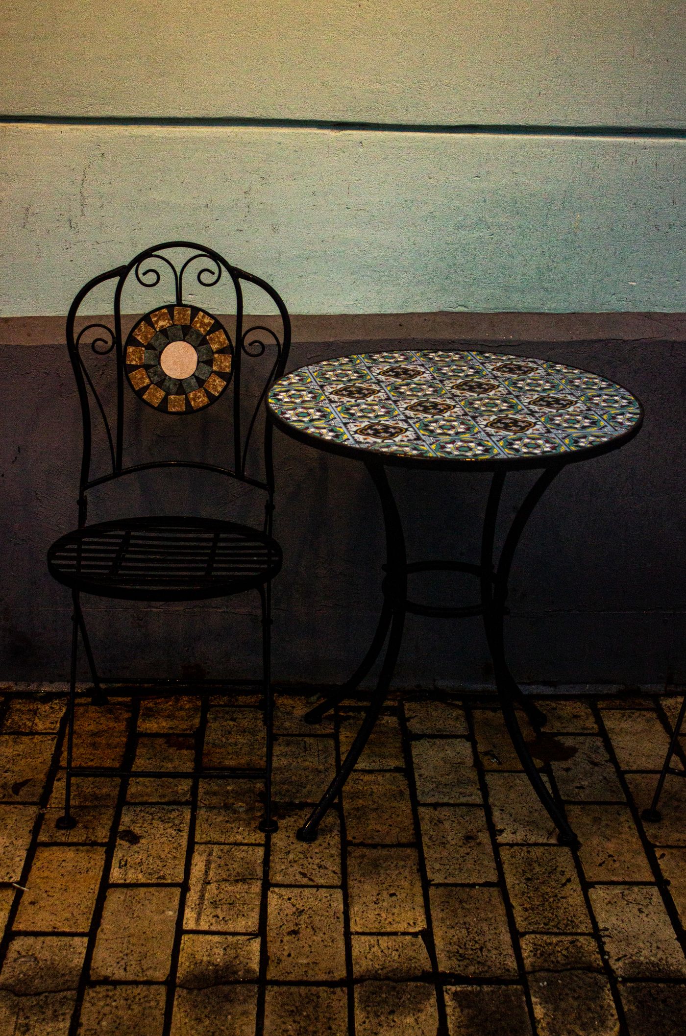 Metal Chair Set